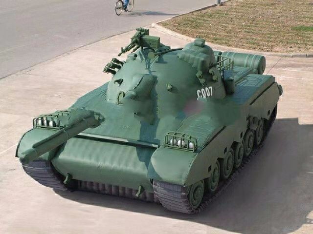 兰州军用充气坦克车